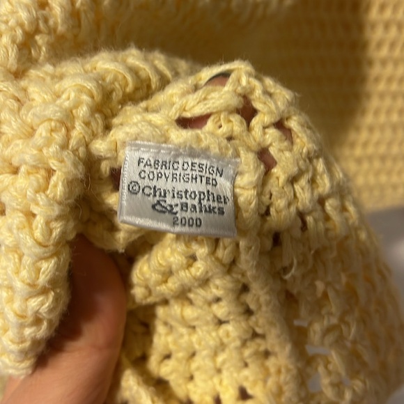 Vintage Christopher& Banks Knitted by hand American flag sweater approx size L - Picture 6 of 6